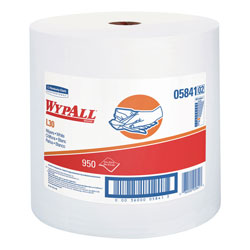 WypAll* L30 Towels, 12 2/5 x 13 3/10, White, 950 per Roll