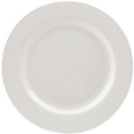 World Tableware Porcelana Plate Rolled Edge 10 1/2 in