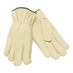 Memphis Glove Med. Straight Thumb Grain Leather Drivers Glo