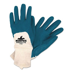 MCR Safety 9780 Predalite® Light Nitrile Coated Palm Gloves, Medium, Blue/White