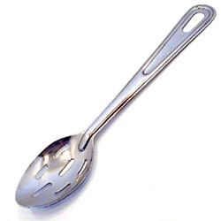 Misc Imports 13" Slotted Stainless Steel Basting Spoon
