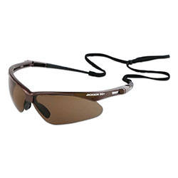 Jackson Safety® Safety SG+ Series Safety Glasses, Brown Lens, Polarized, Polycarbonate, Hardcoat Anti-Scratch, Brown Frame