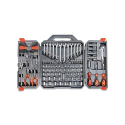 Vuzix 1/4 in and 3/8 in Drive 6-Pt SAE/Metric Professional Tool Set, 150 Piece