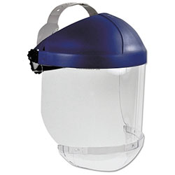 3M Ratchet Headgear, Head and Face Protection, with Clear Chin Protector