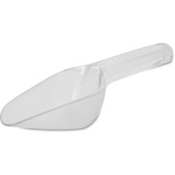 Rubbermaid Bouncer Bar/Utility Scoop, 6oz, Clear (2882CL)