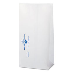 Bagcraft Dubl Wax SOS Bakery Bags, 6.13 in x 12.38 in, White, 1,000/Carton