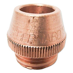 Bernard Centerfire™ HD Gas Nozzle, 1/8 in Tip Recess, 5/8 in Bore, Used With Centerfire™ Mig Guns