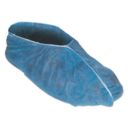 KleenGuard* A10 LightDuty Shoe Covers, Polypropylene, One Size Fits All, Blue, 300/Carton