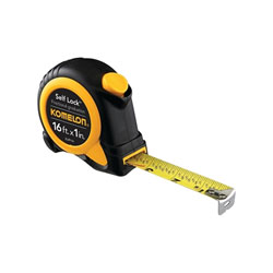 Komelon Usa Speed Mark Tapes, 1 in x 16 ft, Inch, Yellow