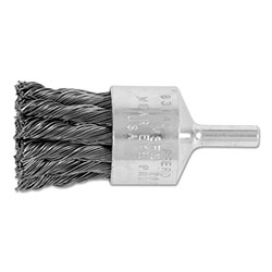 Advance Brush Straight Cup Knot End Brushes, Carbon Steel, 1 in x 0.02 in
