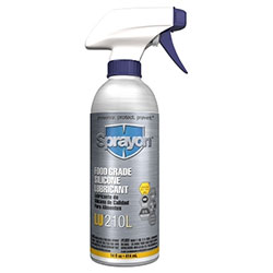 Krylon LU™210 Food Grade Silicone Lubricant, 14 fl oz, 16 oz Container, Liqui-Sol™ Trigger Spray Bottle