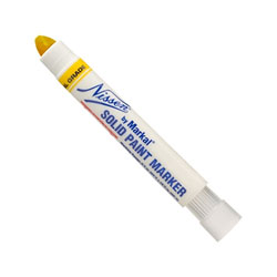 Markal Solid Paint Marker, Yellow, 5/16 in, Medium