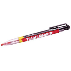 Markal Trades Marker Yellow Refill 6/pkg
