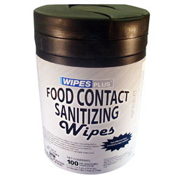 Progressive Products Wipes Plus 100ct Food Contact Sanitizing Wipes