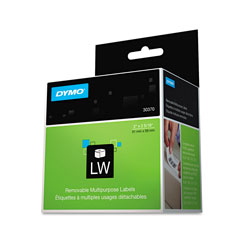 Dymo LabelWriter Multipurpose Labels, 2 in x 2.31 in, White, 250 Labels/Roll