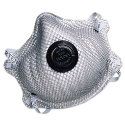 Moldex 2400N95 Series Particulate Respirator, Half-Face Mask, Medium/Large, 10/Box