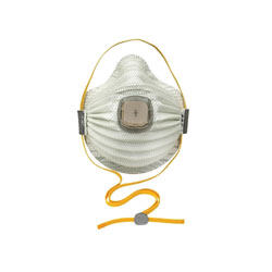 Moldex Airwave N100 Disposable Particulate Respirator, Non-Oil Based, M/L, White