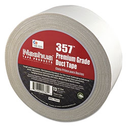 Berry Global Premium Duct Tapes, White, 2 in x 60 yd x 13 mil