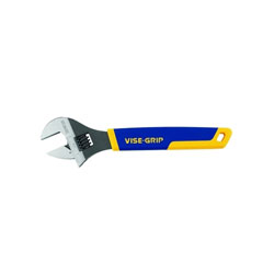 Stanley Bostitch Adjustable Wrench, 10 in Long, 1-1/4 in Opening, Chrome
