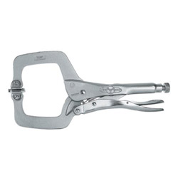 Irwin Original Locking C-Clamp Swivel-Pad Pliers, 9 in Tool Length, 4 1/2 in Jaw Capacity