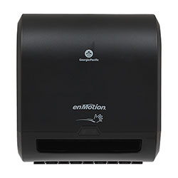 enMotion Impulse® 8 in 1-Roll Touchless Paper Towel Dispenser, Black, 59498A, 12.7 in W x 8.58 in D x 13.8 in H