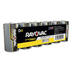 Rayovac Ultra Pro Alkaline D Batteries, 6/Pack