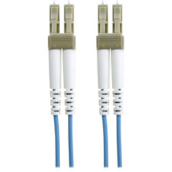 Belkin 10 Gig Aqua - Patch Cable - LC Multi-mode (M) - LC Multi-mode (M) - 3.3' - Fiber Optic - 50 / 125 Micron - Aqua