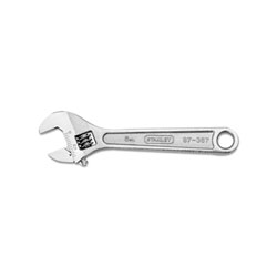 Stanley Bostitch Adjustable Wrench, 6 in Long, 3/4 in Opening, Chrome