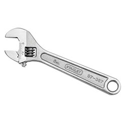 Stanley Bostitch Stanley Tools Adjustable Wrench, 12 in Long, 1 3/8 in Opening, Chrome