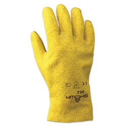 Showa 962 Series Glove, 11/X-Large, Gray/Yellow