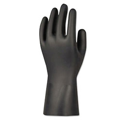 Showa N-DEX® 9700 Series Disposable Nitrile Gloves, Powder Free, 6 mil, Large, Black