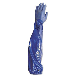 Showa NSK26 Chemical Protection Nitrile Coated Glove, X-Large, Blue