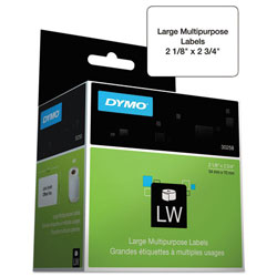 Dymo LabelWriter Multipurpose Labels, 1 in x 1 in, White, 750 Labels/Roll