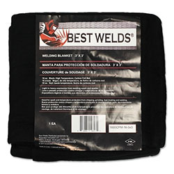 Best Welds Welding Blanket, 8 ft X 6 ft, Fiberglass, Black, 23 oz