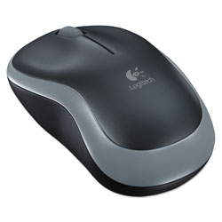 Logitech M185 Wireless Mouse, 2.4 GHz Frequency/30 ft Wireless Range, Left/Right Hand Use, Black (910002225)