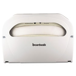 Boardwalk Wall-Mount Toilet Seat Cover Dispenser, Plastic, White, 2/Box (BWKKD100)