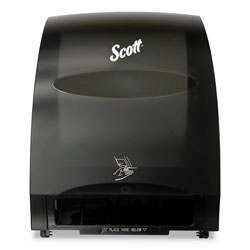 Scott® Essential Electronic Hard Roll Towel Dispenser, 12.7w x 9.572d x 15.761h, Black