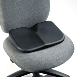 Safco Seat Cushion, 15.5w x 10d x 3h, Black