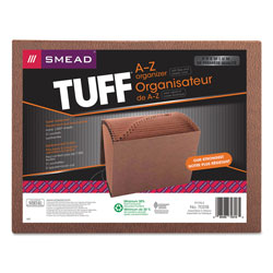 Smead TUFF Expanding Files, 21 Sections, 1/21-Cut Tab, Letter Size, Redrope