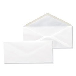 Universal Business Envelope, #10, Monarch Flap, Gummed Closure, 4.13 x 9.5, White, 500/Box