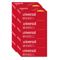 Universal Paper Clips, Jumbo, Silver, 100 Clips/Box, 10 Boxes/Pack (UNV72220)
