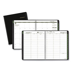 At-A-Glance Recycled Weekly/Monthly Classic Appointment Book, 11 x 8.25, Black, 2022