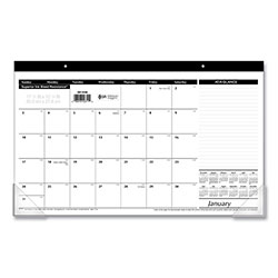At-A-Glance Compact Desk Pad, 17.75 x 10.88, White, 2022