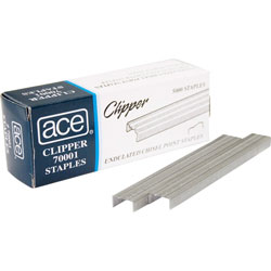 Ace Office Products Undulated Staples for Lightweight Clipper Stapler