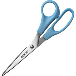 Westcott® Value Line Stainless Steel Scissors 8", Blue