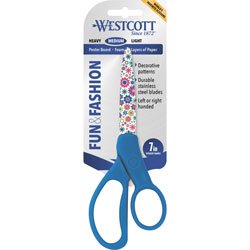 Westcott® Student Scissors, Decorative Blade, Blue