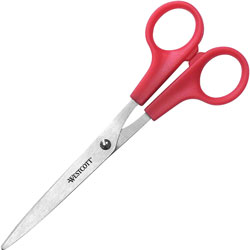 Westcott® 7" Straight All Purpose Value® Scissors