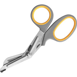 Physicians Care Bandage Shears, Titanuam, 7 in, Gray/Yellow