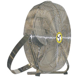 Airmaster High-Velocity Low Stand Fan, 18", 1600 rpm