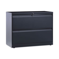 Alera Lateral File, 2 Legal/Letter/A4/A5-Size File Drawers, Charcoal, 36 in x 18 in x 28 in